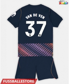 Günstige Tottenham Hotspur Micky van de Ven #37 Auswärts Trikotsatzt Kinder 2026-27 Kurzarm (+ Kurze Hosen)
